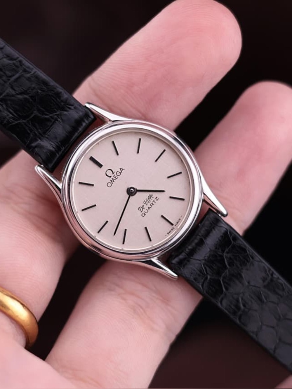 Vintage 1980s Omega De Ville 591 0094 Women’s Watch, Swiss Made - Picture 4 of 10